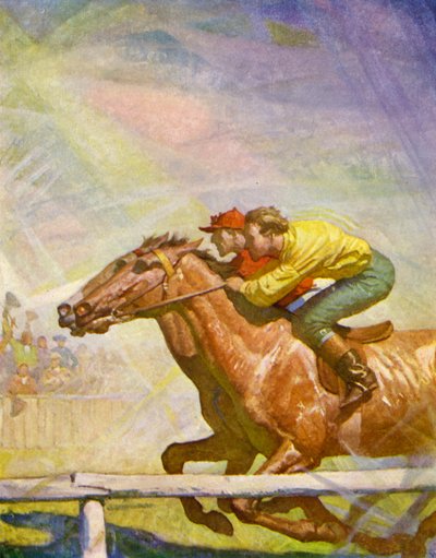 The Horse Race by Newell Convers Wyeth